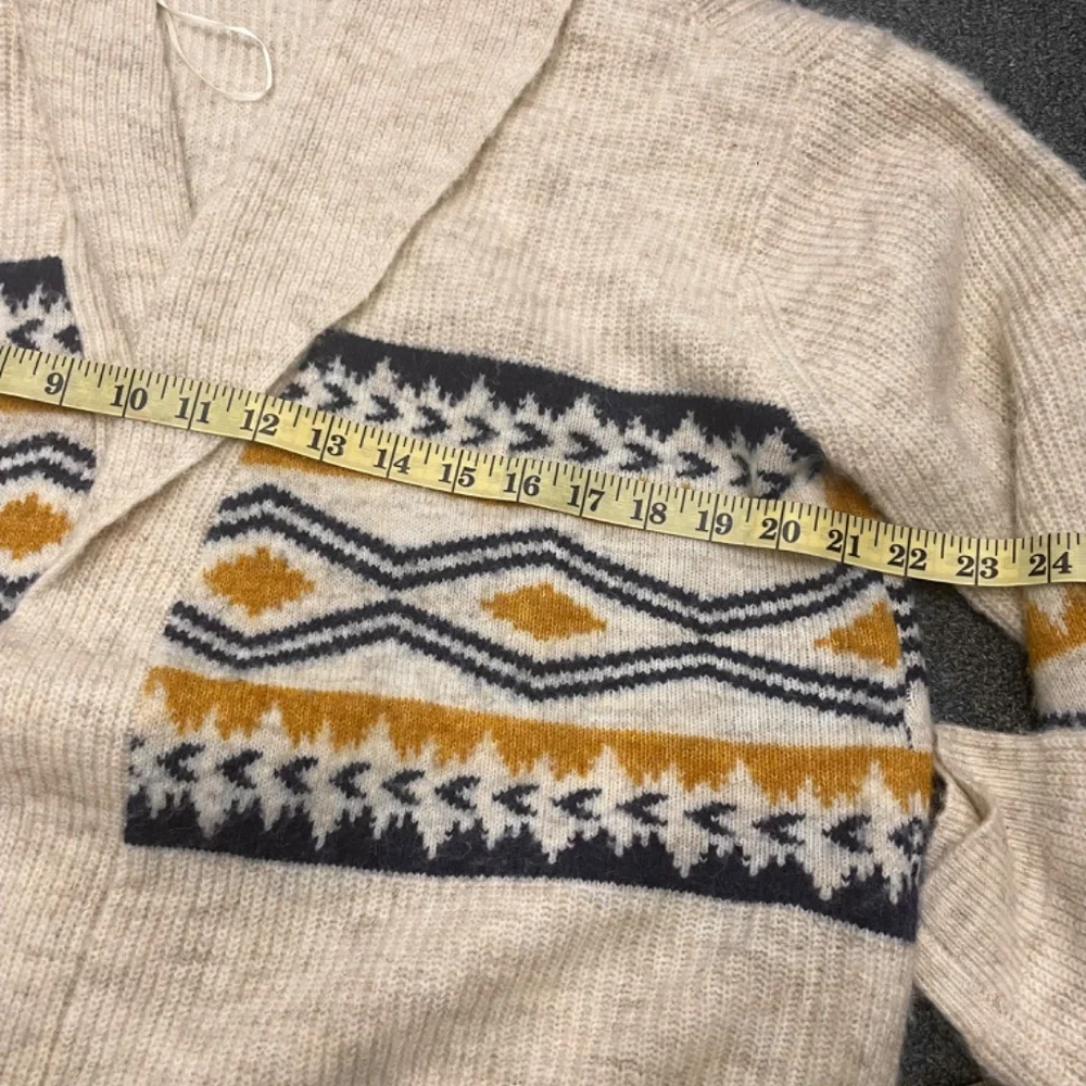 $119 Lucky Brand Wool Shawl Collar Open Front Cardigan Women’ Size M - Picture 11 of 16